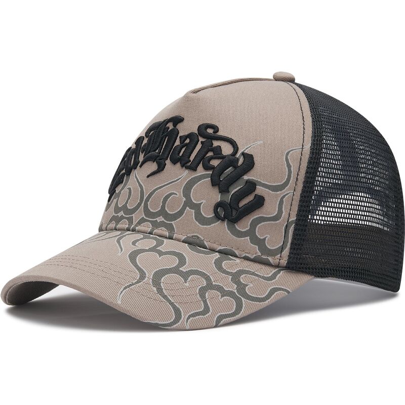 cepur-izliekta-truckeris-peleks-snapback-flaming-no-ed-hardy