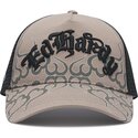 cepur-izliekta-truckeris-peleks-snapback-flaming-no-ed-hardy