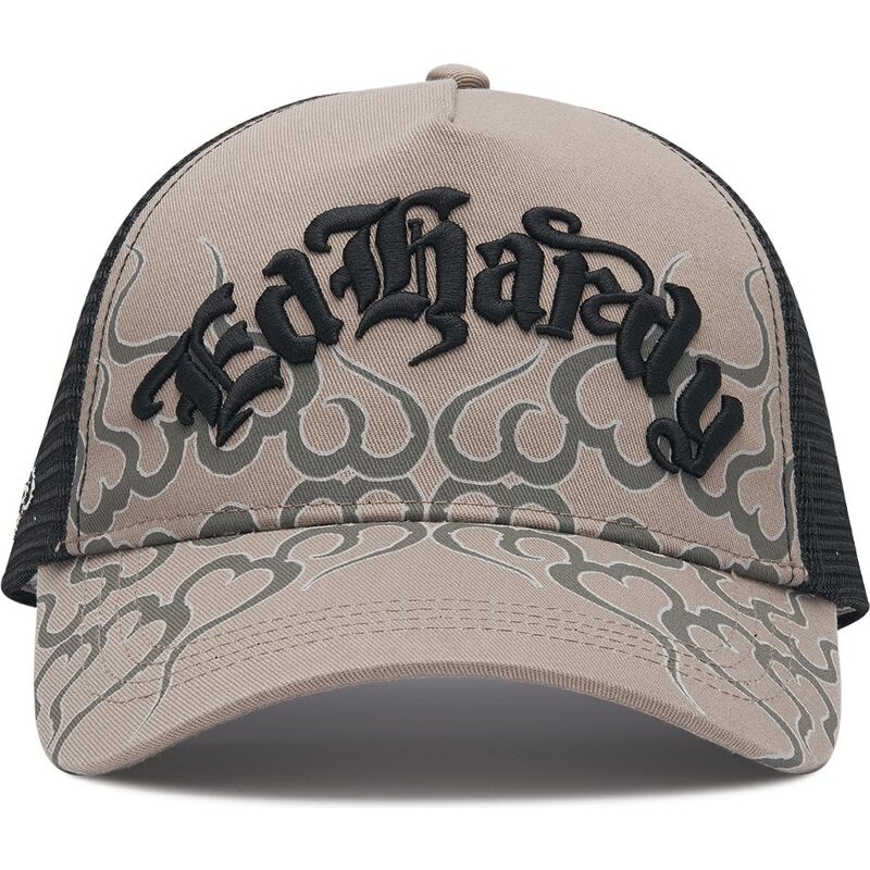 cepur-izliekta-truckeris-peleks-snapback-flaming-no-ed-hardy