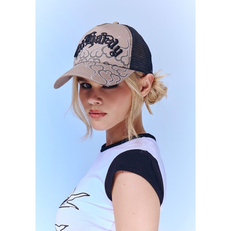 cepur-izliekta-truckeris-peleks-snapback-flaming-no-ed-hardy