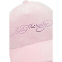 cepur-izliekta-truckeris-roza-snapback-diamante-velour-no-ed-hardy