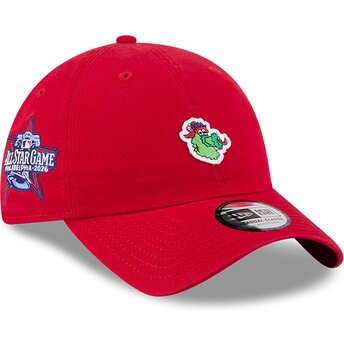 Cepur izliekta sarkans regulējams Casual Classic All Star Game Fan Pack no Philadelphia Phillies MLB no New Era
