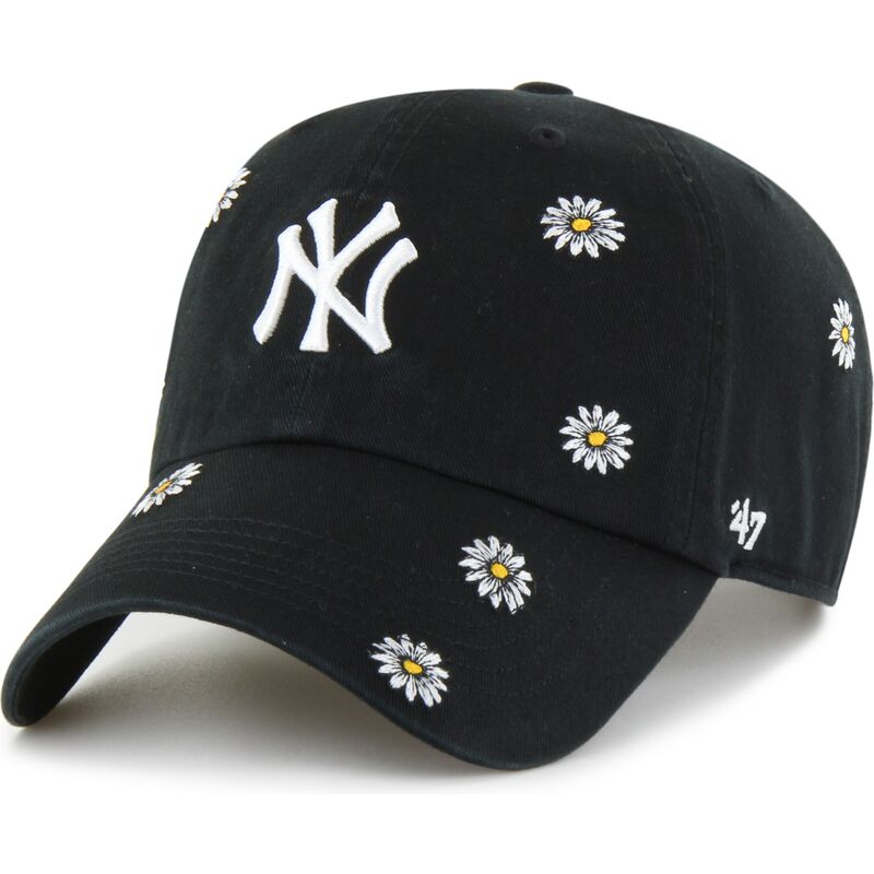 cepur-izliekta-melns-regulejams-berniem-clean-up-scatter-no-new-york-yankees-mlb-no-47-brand