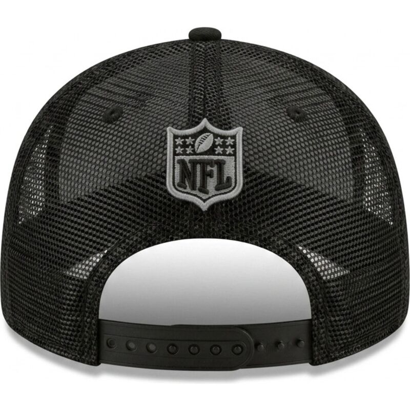 cepur-izliekta-truckeris-melns-snapback-9seventy-stretch-snap-team-no-las-vegas-raiders-nfl-no-new-era