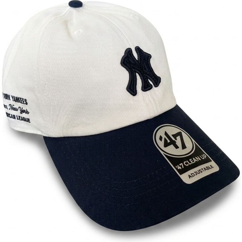 cepur-izliekta-bess-regulejams-clean-up-contemporary-two-tone-no-new-york-yankees-mlb-no-47-brand