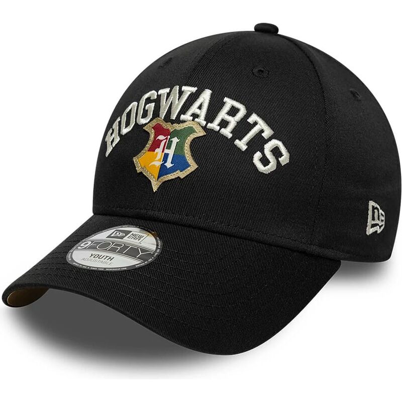 cepur-izliekta-melns-snapback-berniem-9forty-wordmark-no-hogwarts-harry-potter-no-new-era