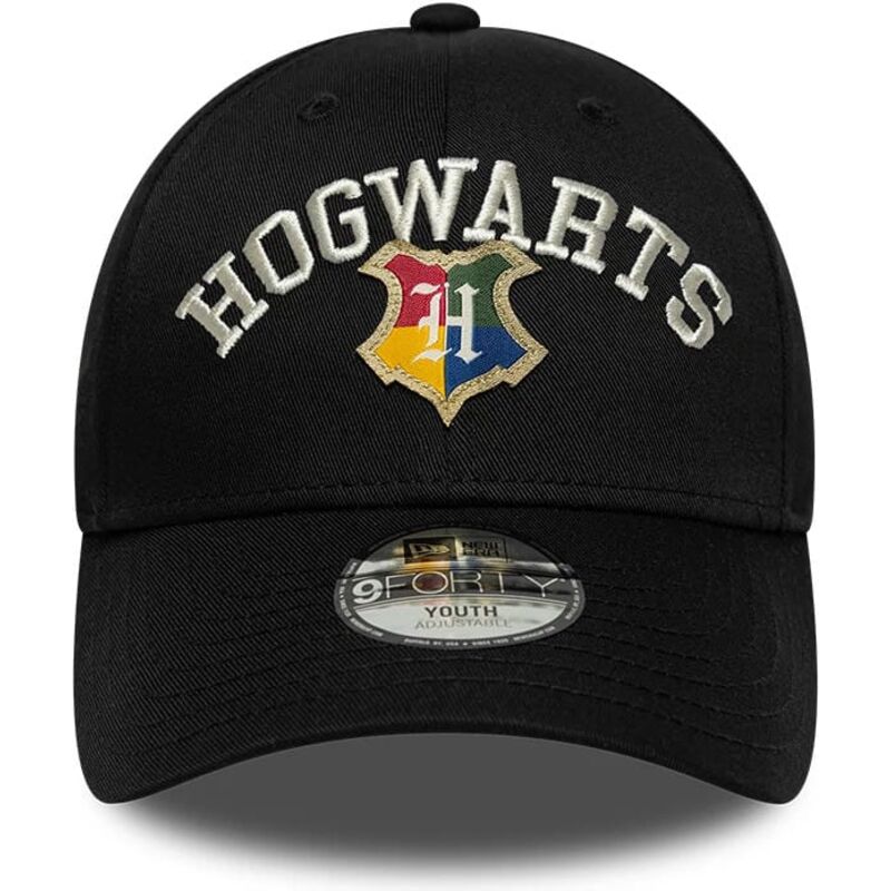 cepur-izliekta-melns-snapback-berniem-9forty-wordmark-no-hogwarts-harry-potter-no-new-era