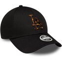cepur-izliekta-melns-regulejams-9forty-tort-infill-no-los-angeles-dodgers-mlb-no-new-era