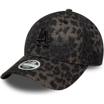 Cepur izliekta leopards regulējams 9FORTY Leopard Cosy no Los Angeles Dodgers MLB no New Era
