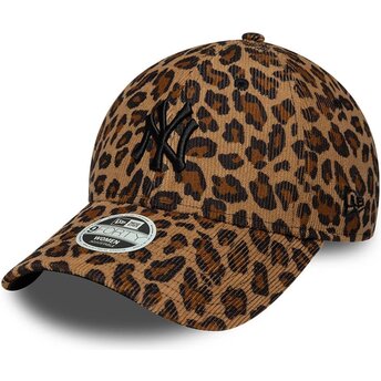 Cepur izliekta leopards regulējams 9FORTY Leopard Cord no New York Yankees MLB no New Era