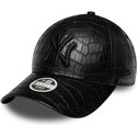 cepur-izliekta-melns-regulejams-9forty-pu-pattern-no-new-york-yankees-mlb-no-new-era
