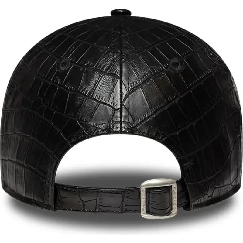 cepur-izliekta-melns-regulejams-9forty-pu-pattern-no-new-york-yankees-mlb-no-new-era