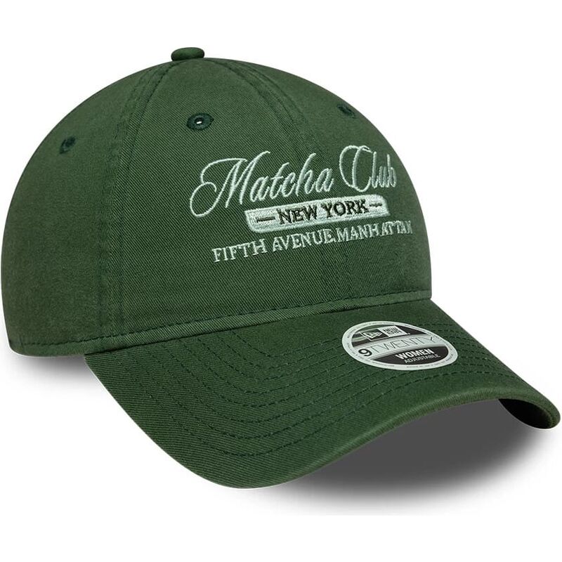 cepur-izliekta-zals-regulejams-9twenty-matcha-club-no-new-era