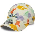cepur-izliekta-daudzkrasains-regulejams-9forty-all-over-print-dino-no-new-era