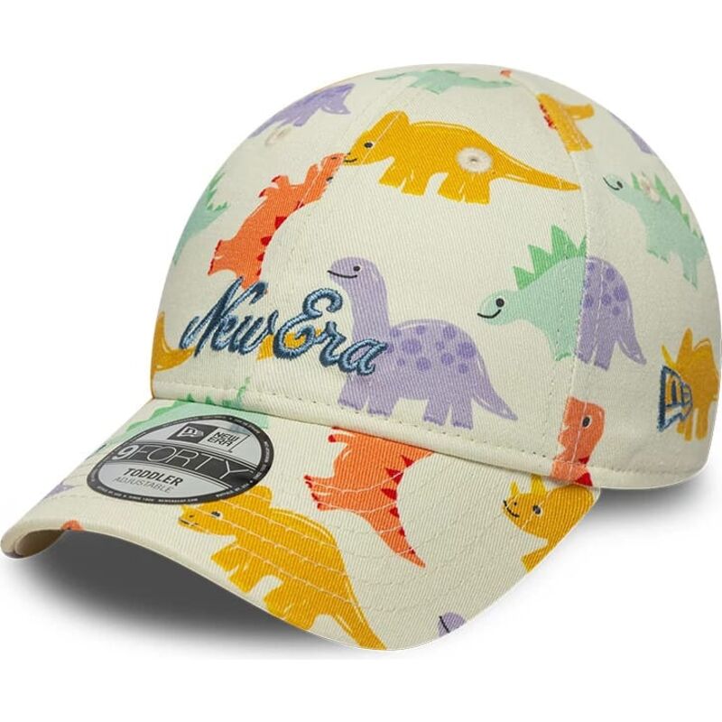 cepur-izliekta-daudzkrasains-regulejams-9forty-all-over-print-dino-no-new-era