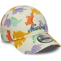 cepur-izliekta-daudzkrasains-regulejams-9forty-all-over-print-dino-no-new-era