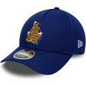 cepur-izliekta-zils-snapback-9forty-m-crown-a-frame-emblem-no-los-angeles-dodgers-mlb-no-new-era