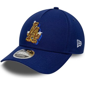 Cepur izliekta zils snapback 9FORTY M-Crown A Frame Emblem no Los Angeles Dodgers MLB no New Era