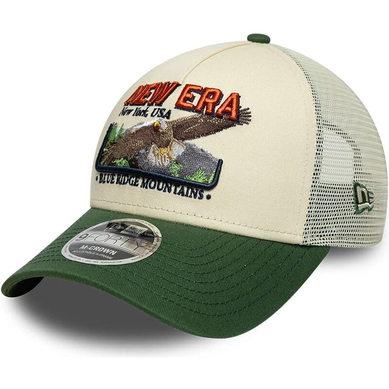 cepur-izliekta-truckeris-zals-snapback-9forty-m-crown-a-frame-graphic-no-new-era