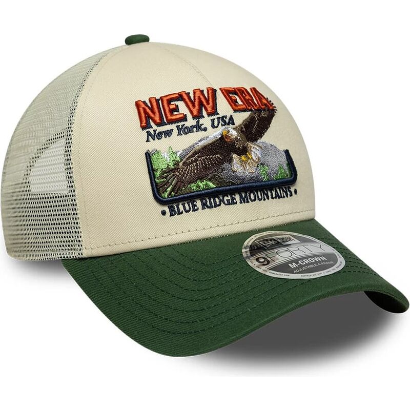 cepur-izliekta-truckeris-zals-snapback-9forty-m-crown-a-frame-graphic-no-new-era