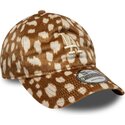 cepur-izliekta-bruns-regulejams-9twenty-animal-print-no-los-angeles-dodgers-mlb-no-new-era