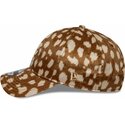 cepur-izliekta-bruns-regulejams-9twenty-animal-print-no-los-angeles-dodgers-mlb-no-new-era