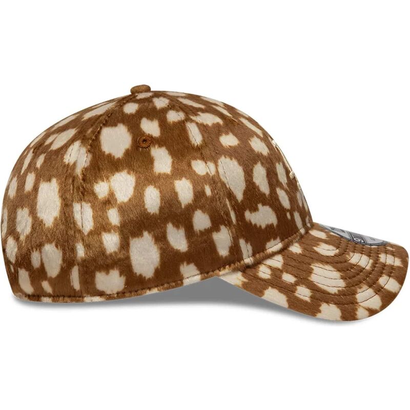 cepur-izliekta-bruns-regulejams-9twenty-animal-print-no-los-angeles-dodgers-mlb-no-new-era