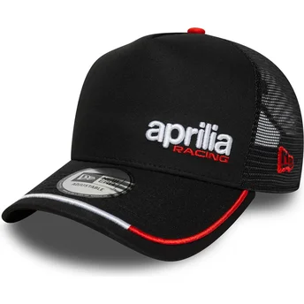 Cepur izliekta truckeris melns snapback E Frame Flawless Aprilia Piaggio no New Era