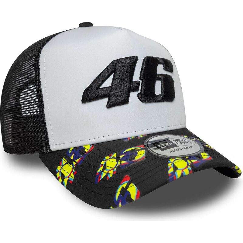 cepur-izliekta-truckeris-melns-snapback-e-frame-print-visor-no-valentino-rossi-vr46-motogp-no-new-era
