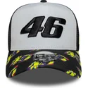 cepur-izliekta-truckeris-melns-snapback-e-frame-print-visor-no-valentino-rossi-vr46-motogp-no-new-era