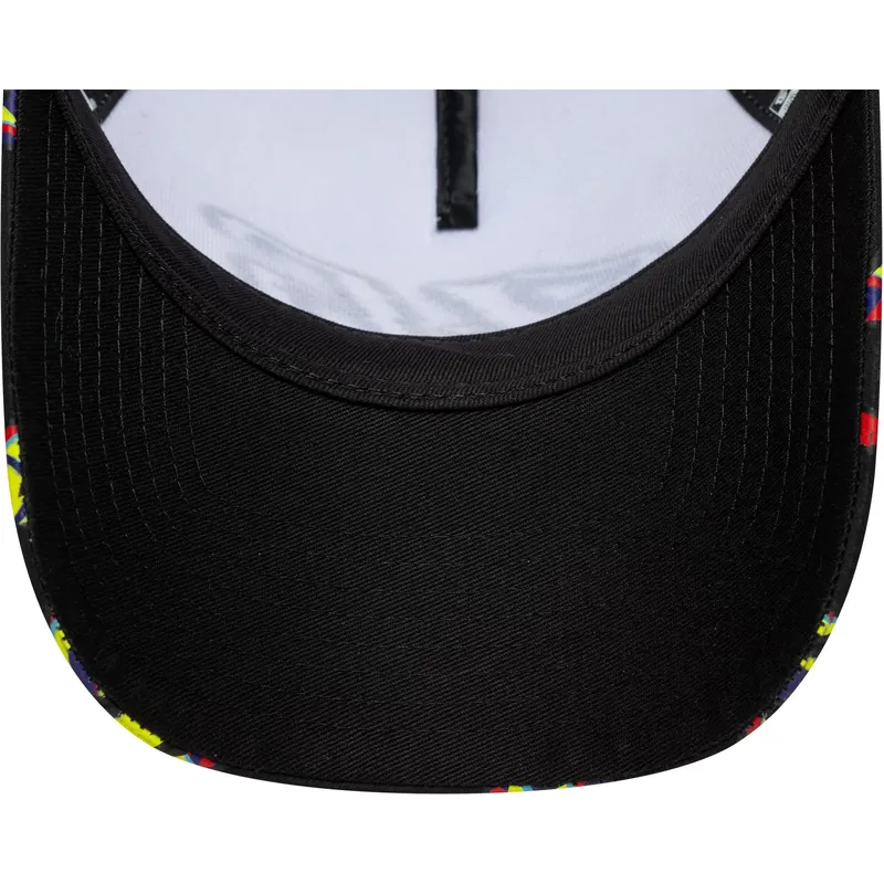 cepur-izliekta-truckeris-melns-snapback-e-frame-print-visor-no-valentino-rossi-vr46-motogp-no-new-era