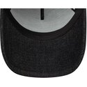 cepur-izliekta-truckeris-melns-snapback-a-frame-patch-denim-no-new-era