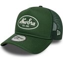 cepur-izliekta-truckeris-zals-snapback-a-frame-oval-patch-foam-no-new-era