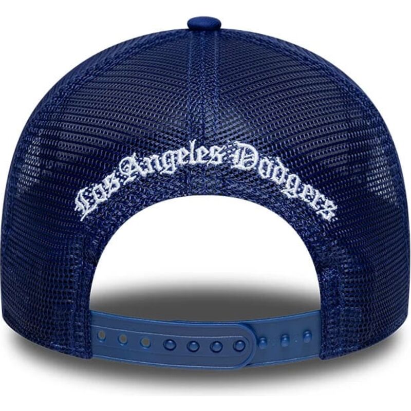 cepur-izliekta-truckeris-zils-snapback-a-frame-wordmark-no-los-angeles-dodgers-mlb-no-new-era