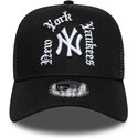 cepur-izliekta-truckeris-melns-snapback-a-frame-wordmark-no-new-york-yankees-mlb-no-new-era