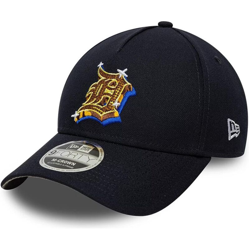 cepur-izliekta-tumsi-zils-snapback-9forty-m-crown-a-frame-emblem-no-detroit-tigers-mlb-no-new-era