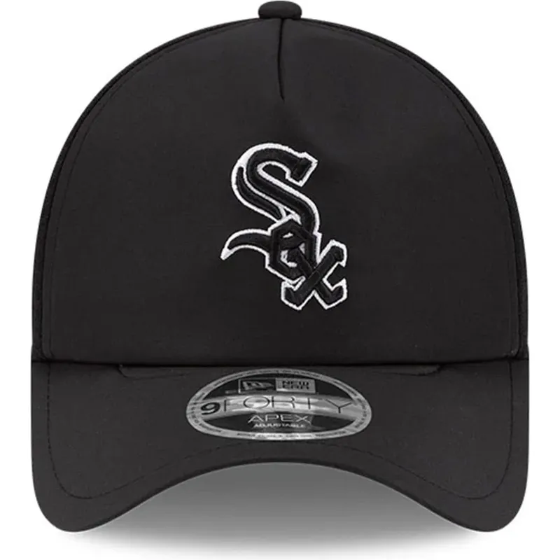 cepur-izliekta-truckeris-melns-snapback-9forty-apex-batting-practice-no-chicago-white-sox-mlb-no-new-era
