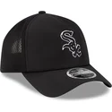 cepur-izliekta-truckeris-melns-snapback-9forty-apex-batting-practice-no-chicago-white-sox-mlb-no-new-era