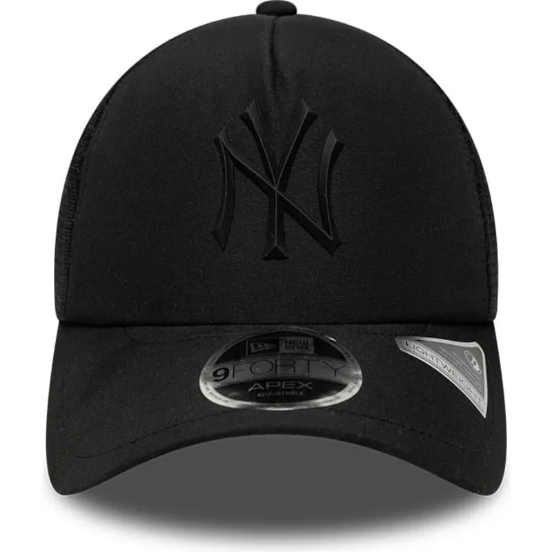 cepur-izliekta-truckeris-melns-snapback-9forty-apex-sporty-no-new-york-yankees-mlb-no-new-era