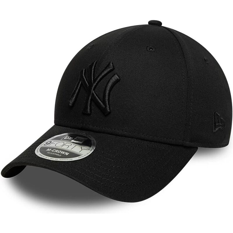 cepur-izliekta-melns-snapback-9forty-m-crown-no-new-york-yankees-mlb-no-new-era