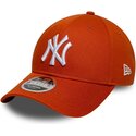 cepur-izliekta-oranzs-snapback-9forty-m-crown-no-new-york-yankees-mlb-no-new-era