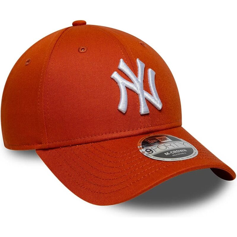 cepur-izliekta-oranzs-snapback-9forty-m-crown-no-new-york-yankees-mlb-no-new-era