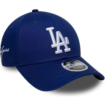 Cepur izliekta zils snapback 9FORTY M-Crown Side Script no Los Angeles Dodgers MLB no New Era