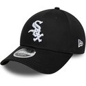 cepur-izliekta-melns-snapback-9forty-m-crown-side-script-no-chicago-white-sox-mlb-no-new-era