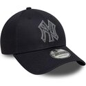 cepur-izliekta-tumsi-zils-regulejams-9forty-metallic-outline-no-new-york-yankees-mlb-no-new-era