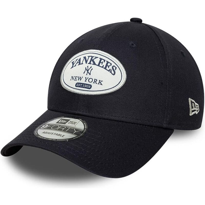 cepur-izliekta-tumsi-zils-regulejams-9forty-patch-no-new-york-yankees-mlb-no-new-era