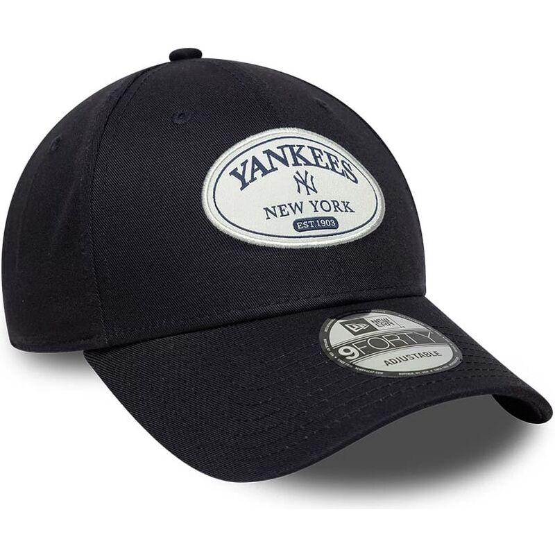 cepur-izliekta-tumsi-zils-regulejams-9forty-patch-no-new-york-yankees-mlb-no-new-era