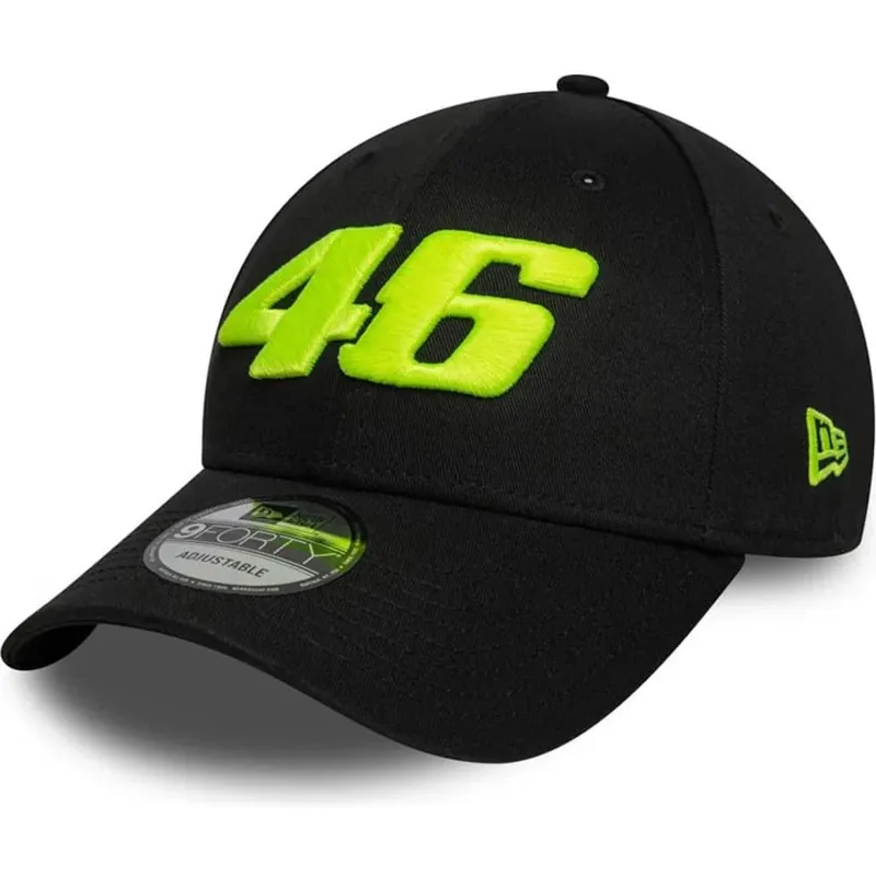 cepur-izliekta-melns-regulejams-9forty-wordmark-no-valentino-rossi-vr46-motogp-no-new-era