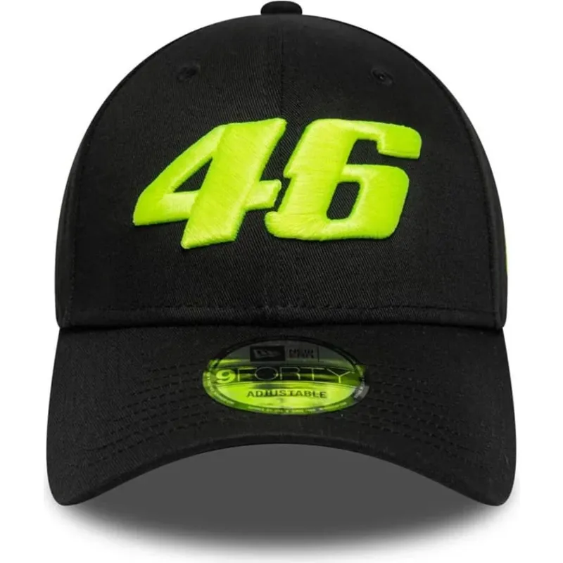 cepur-izliekta-melns-regulejams-9forty-wordmark-no-valentino-rossi-vr46-motogp-no-new-era