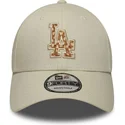 cepur-izliekta-bess-regulejams-9forty-faux-pony-infill-no-los-angeles-dodgers-mlb-no-new-era